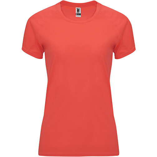Bahrain Sport T-Shirt Für Damen , fluor coral, Interlock Strick 100% Polyester, 135 g/m2, 2XL, , Bild 1