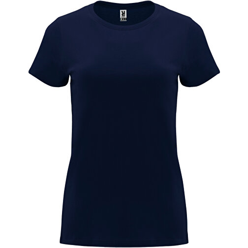 Capri T-Shirt Für Damen , navy blue, Single jersey Strick 100% Baumwolle, 170 g/m2, 2XL, , Bild 1