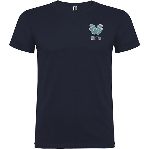 Beagle T-Shirt Für Herren , navy blue, Single jersey Strick 100% Baumwolle, 155 g/m2, L, , Bild 2
