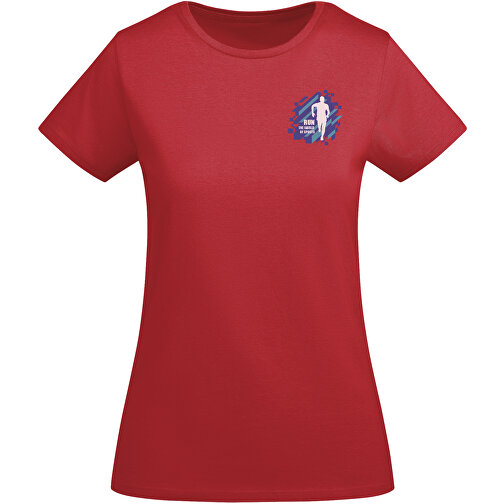 Breda T-Shirt Für Damen , rot, Single jersey Strick 100% Bio Baumwolle, 175 g/m2, L, , Bild 2