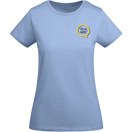 Breda T-Shirt Für Damen , himmelblau, Single jersey Strick 100% Bio Baumwolle, 175 g/m2, 3XL, , Bild 2