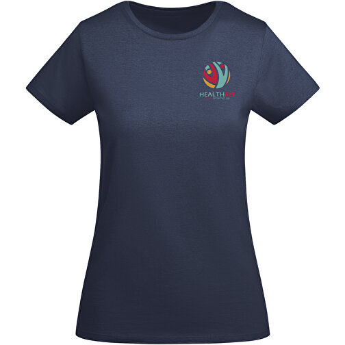 Breda T-Shirt Für Damen , navy blue, Single jersey Strick 100% Bio Baumwolle, 175 g/m2, L, , Bild 2