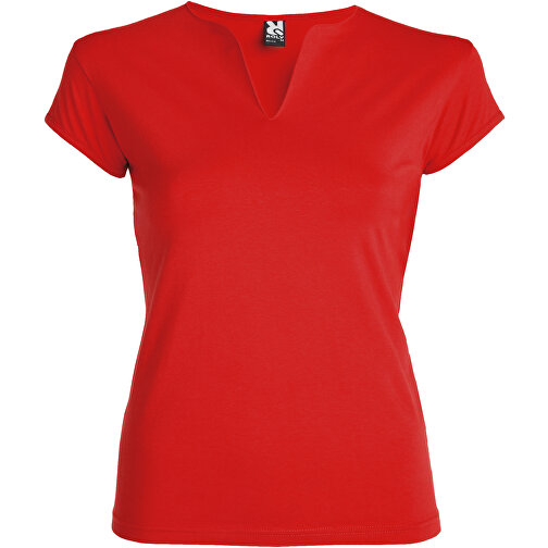 Belice T-Shirt Für Damen , rot, Single jersey Strick 94% Baumwolle, 6% Elastan, 200 g/m2, L, , Bild 1
