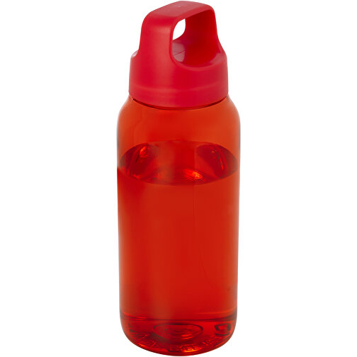 Bebo 500 Ml Trinkflasche Aus Recyceltem Kunststoff , rot, RCS certified recycled PET plastic, Recycelter PP Kunststoff, 6,85cm x 19,30cm x 6,85cm (Länge x Höhe x Breite), Bild 1