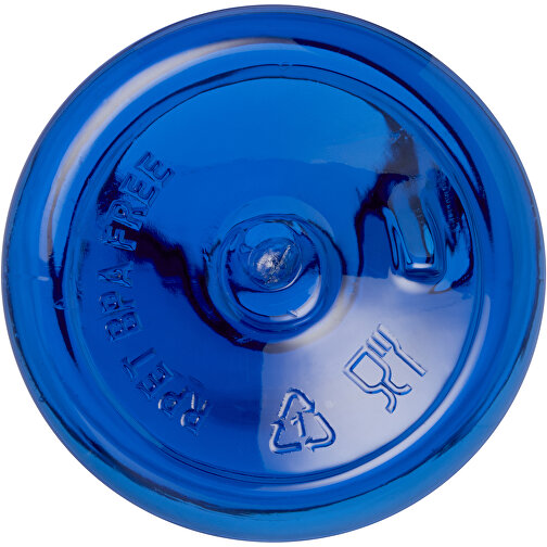 Bodhi 500 Ml Sportflasche Aus RPET , transparent royalblau, Recycelter PET Kunststoff, Recycled stainless steel, 6,50cm x 20,00cm x 6,50cm (Länge x Höhe x Breite), Bild 5