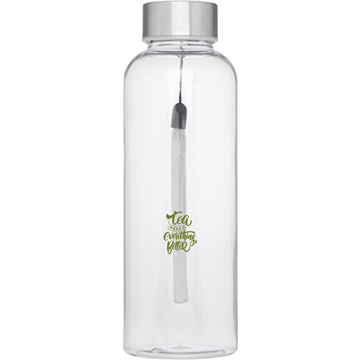 Bodhi 500 Ml Sportflasche Aus RPET , transparent klar, Recycelter PET Kunststoff, Recycled stainless steel, 6,50cm x 20,00cm x 6,50cm (Länge x Höhe x Breite), Bild 2