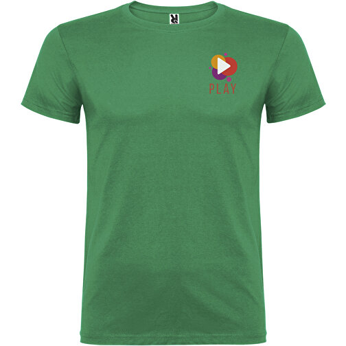 Beagle T-Shirt Für Herren , kelly green, Single jersey Strick 100% Baumwolle, 155 g/m2, L, , Bild 2