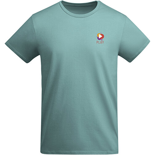 Breda T-Shirt Für Kinder , dusty blue, Single jersey Strick 100% Bio Baumwolle, 175 g/m2, 7/8, , Bild 2