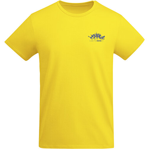 Breda T-Shirt Für Kinder , gelb, Single jersey Strick 100% Bio Baumwolle, 175 g/m2, 7/8, , Bild 2