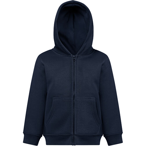 THC AMSTERDAM KIDS. Kinderjacken , dunkelblau, Amerikanisches Fleece, recyceltes Polyester, 12, , Bild 4