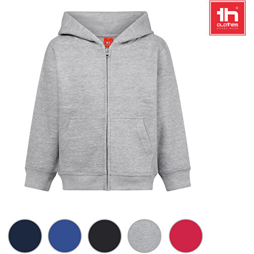 THC AMSTERDAM KIDS. Kinderjacken , schwarz, Amerikanisches Fleece, recyceltes Polyester, 6, , Bild 5