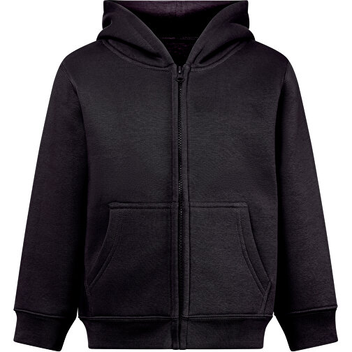 THC AMSTERDAM KIDS. Kinderjacken , schwarz, Amerikanisches Fleece, recyceltes Polyester, 12, , Bild 1