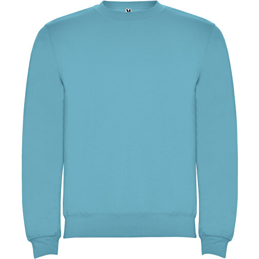 Clasica Sweatshirt Mit Rundhalsausschnitt Unisex , türkis, Strick 50% Baumwolle, 50% Polyester, 280 g/m2, XS, , Bild 1