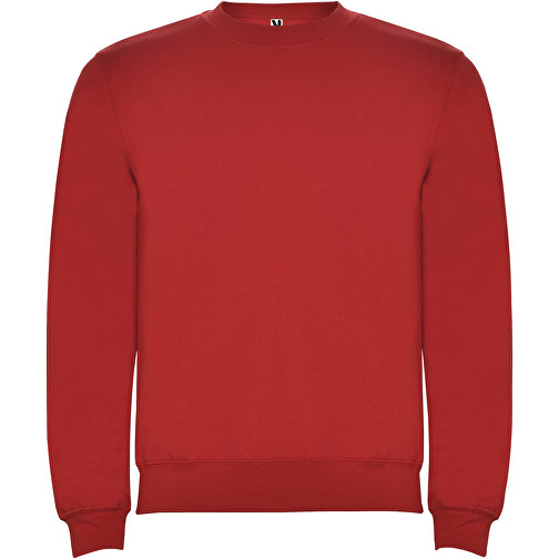 Clasica Sweatshirt Mit Rundhalsausschnitt Unisex , rot, Strick 50% Baumwolle, 50% Polyester, 280 g/m2, S, , Bild 1