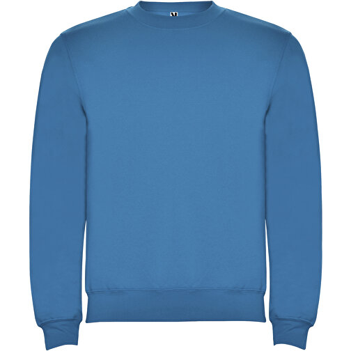 Clasica Sweatshirt Mit Rundhalsausschnitt Unisex , ozeanblau, Strick 50% Baumwolle, 50% Polyester, 280 g/m2, S, , Bild 1