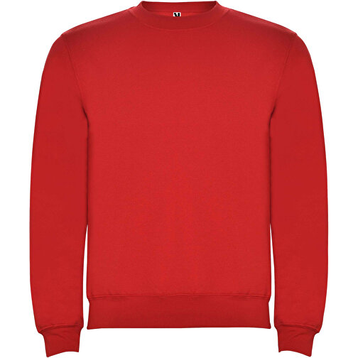 Clasica Sweatshirt Mit Rundhalsausschnitt Für Kinder , rot, Strick 50% Baumwolle, 50% Polyester, 280 g/m2, 9/10, , Bild 1
