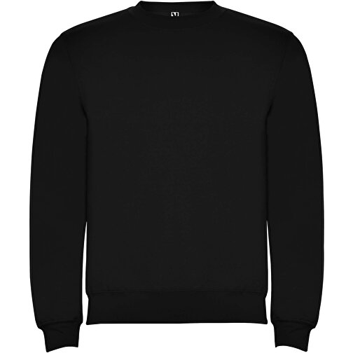 Clasica Sweatshirt Mit Rundhalsausschnitt Für Kinder , schwarz, Strick 50% Baumwolle, 50% Polyester, 280 g/m2, 9/10, , Bild 1