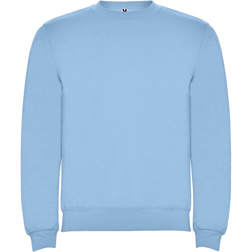 Clasica Sweatshirt Mit Rundhalsausschnitt Für Kinder , himmelblau, Strick 50% Baumwolle, 50% Polyester, 280 g/m2, 9/10, , Bild 1