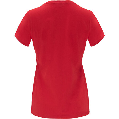 Capri T-Shirt Für Damen , rot, Single jersey Strick 100% Baumwolle, 170 g/m2, M, , Bild 3