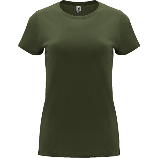 Capri T-Shirt Für Damen , Venture Green, Single jersey Strick 100% Baumwolle, 170 g/m2, 3XL, , Bild 1