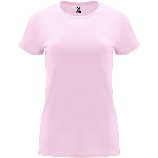 Capri T-Shirt Für Damen , hellrosa, Single jersey Strick 100% Baumwolle, 170 g/m2, S, , Bild 1