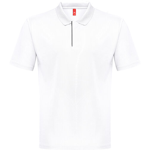 THC DYNAMIC WH. Technisches Poloshirt Für Herren , weiss, Recycletes Polyester, L, , Bild 1