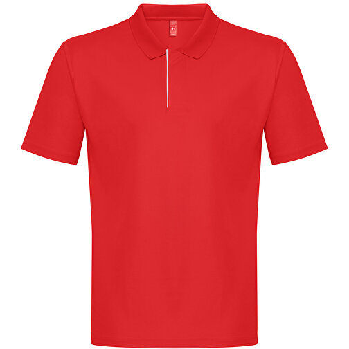 THC DYNAMIC. Technisches Poloshirt Für Herren , rot, Recycletes Polyester, XL, , Bild 1