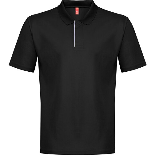 THC DYNAMIC. Technisches Poloshirt Für Herren , schwarz, Recycletes Polyester, S, , Bild 1