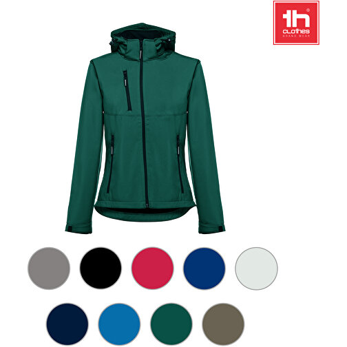 THC ZAGREB WOMEN. Damska kurtka softshell z paskiem, Obraz 4