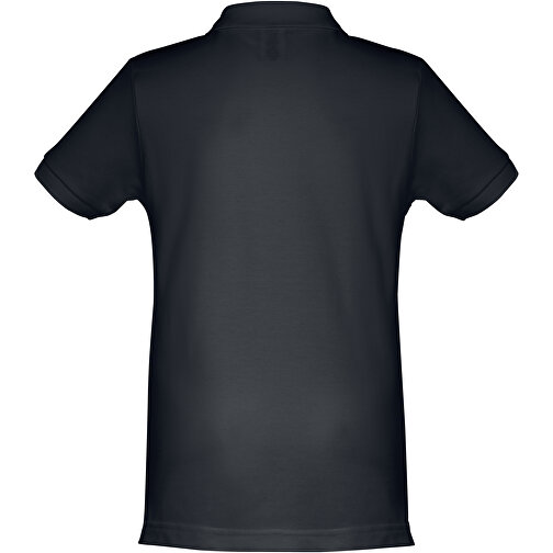 THC ADAM KIDS. Kurzärmeliges Baumwoll-Poloshirt Für Kinder (unisex) , nachtblau, 100% Baumwolle, 2, 45,00cm x 31,00cm (Länge x Breite), Bild 2