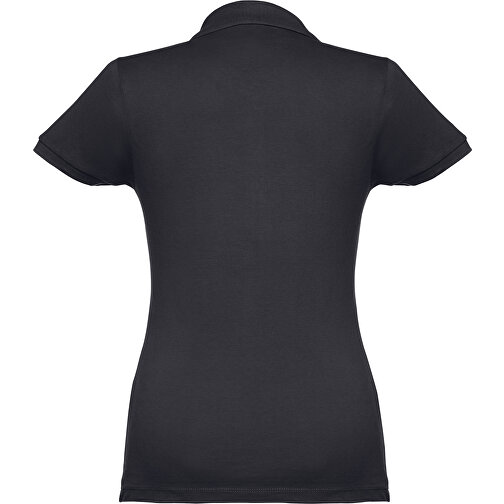 THC EVE. Damen Poloshirt , nachtblau, 100% Baumwolle, M, 62,00cm x 43,00cm (Länge x Breite), Bild 2