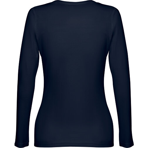 THC BUCHAREST WOMEN. Langärmeliges Tailliertes T-Shirt Für Frauen Aus Baumwolle , blau, 100% Baumwolle, L, 65,00cm x 46,00cm (Länge x Breite), Bild 2