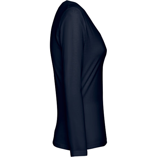 THC BUCHAREST WOMEN. Langärmeliges Tailliertes T-Shirt Für Frauen Aus Baumwolle , blau, 100% Baumwolle, L, 65,00cm x 46,00cm (Länge x Breite), Bild 3