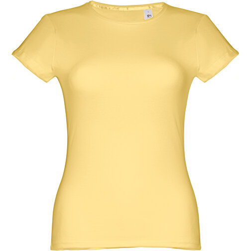 THC SOFIA 3XL. Damen T-shirt , digital gelb, 100% Baumwolle, 3XL, 70,00cm x 56,00cm (Länge x Breite), Bild 1