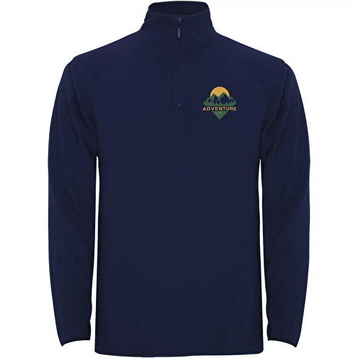 Veste polaire Himalaya avec fermeture éclair sur un quart de longueur pour homme, Image 2