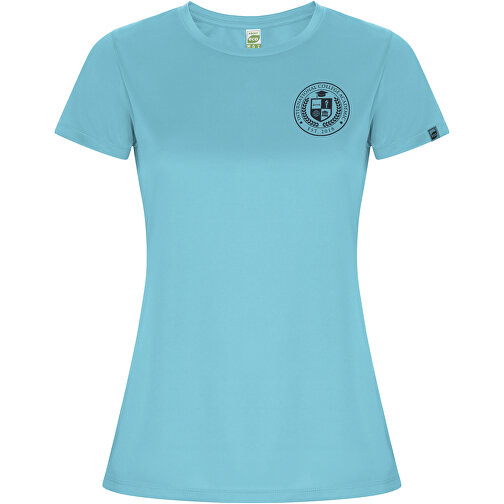 Imola Sport T-Shirt Für Damen , türkis, Interlock Strick 50% Recyceltes Polyester, 50% Polyester, 135 g/m2, S, , Bild 2