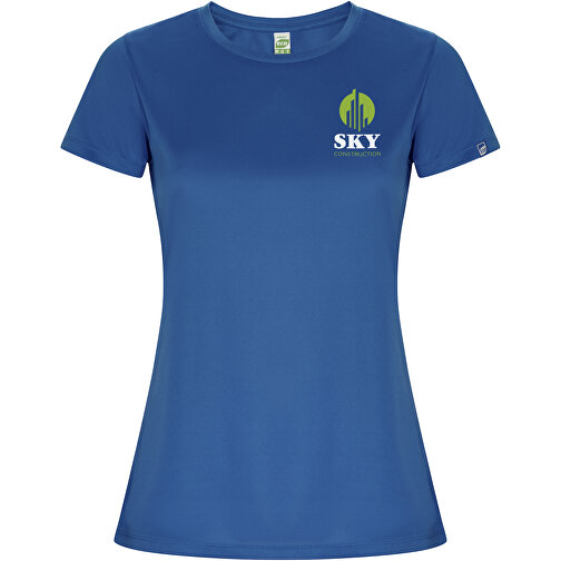 Imola Sport T-Shirt Für Damen , royal, Interlock Strick 47% Recyceltes Polyester, 53% Polyester, 135 g/m2, L, , Bild 2