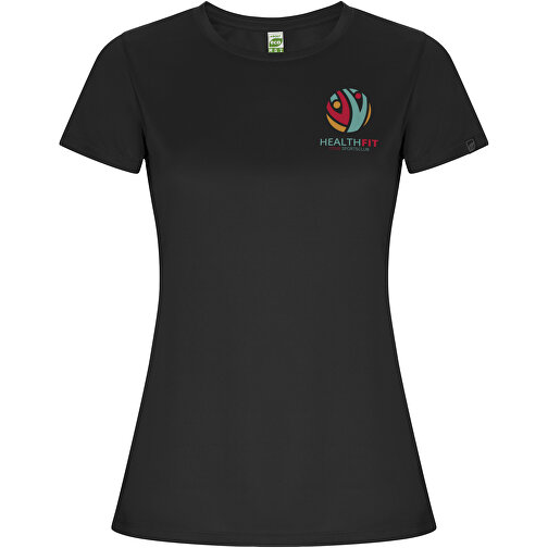 Imola Sport T-Shirt Für Damen , dark lead, Interlock Strick 50% Recyceltes Polyester, 50% Polyester, 135 g/m2, S, , Bild 2