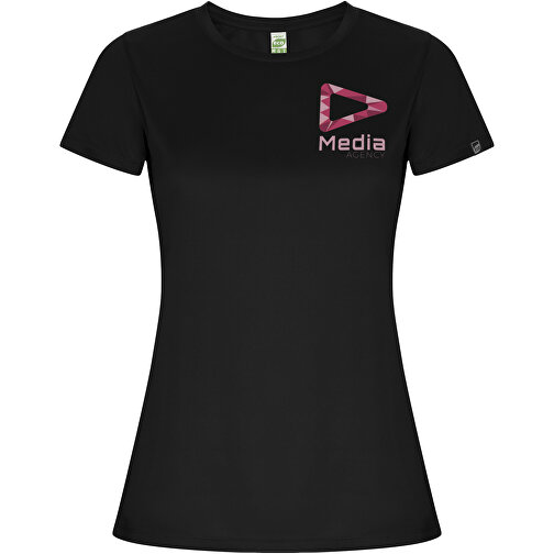 Imola Sport T-Shirt Für Damen , schwarz, Interlock Strick 50% Recyceltes Polyester, 50% Polyester, 135 g/m2, XL, , Bild 2