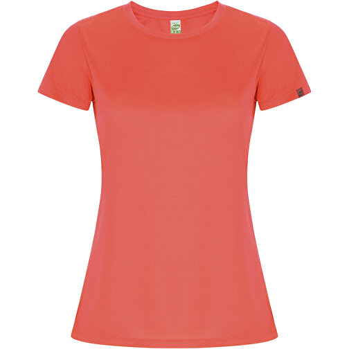 Imola Sport T-Shirt Für Damen , fluor coral, Interlock Strick 50% Recyceltes Polyester, 50% Polyester, 135 g/m2, 2XL, , Bild 1