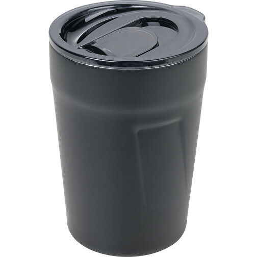 TROIKA Thermobecher CUP-UCCINO , Troika, schwarz, 304 Edelstahl, 12,50cm x 8,00cm x 8,00cm (Länge x Höhe x Breite), Bild 1