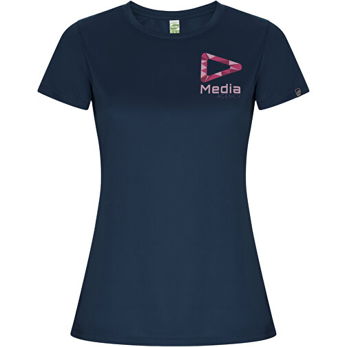 Imola Sport T-Shirt Für Damen , navy blue, Interlock Strick 47% Recyceltes Polyester, 53% Polyester, 135 g/m2, XL, , Bild 2