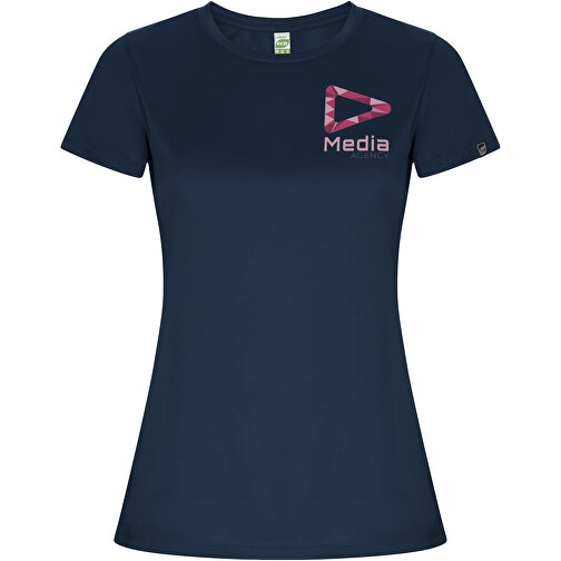 Imola Sport T-Shirt Für Damen , navy blue, Interlock Strick 50% Recyceltes Polyester, 50% Polyester, 135 g/m2, L, , Bild 2