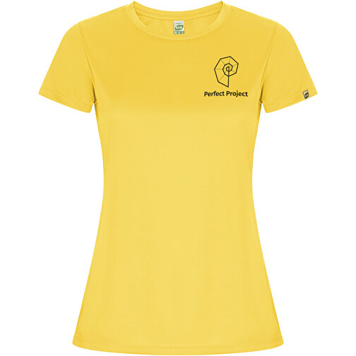 Imola Sport T-Shirt Für Damen , gelb, Interlock Strick 50% Recyceltes Polyester, 50% Polyester, 135 g/m2, L, , Bild 2