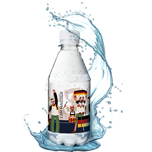 330 Ml PromoWater - Mineralwasser Zur Fussball Europameisterschaft , Kunststoff, 6,40cm x 17,20cm x 6,40cm (Länge x Höhe x Breite), Bild 1