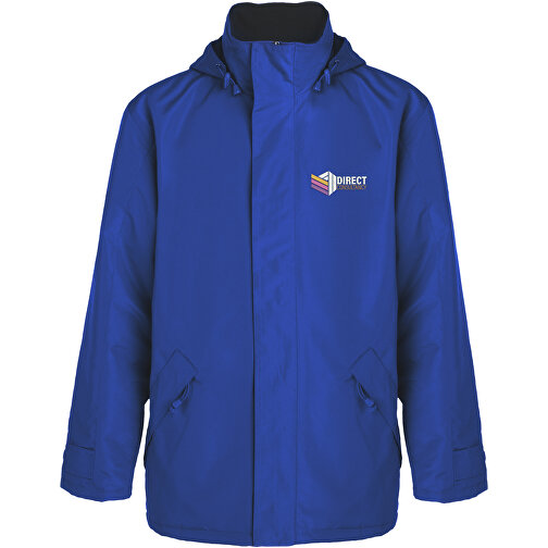 Europa Isolierte Jacke Unisex , royal, Woven 100% Polyester, 400 g/m2, Lining, Woven 100% Polyester, 2XL, , Bild 2