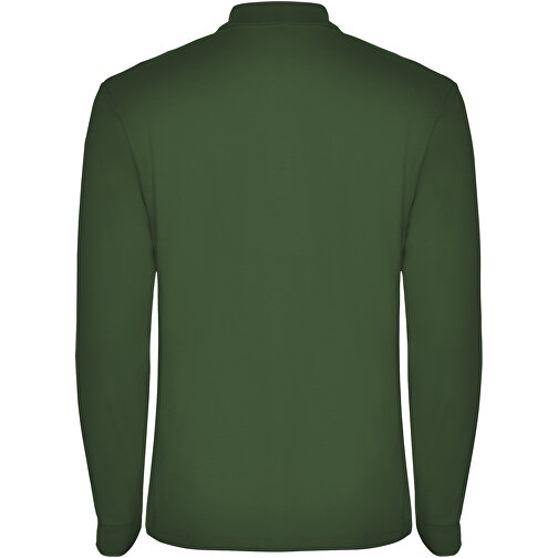 Estrella Langarm Poloshirt Für Herren , dunkelgrün, Piqué Strick 100% Baumwolle, 220 g/m2, 2XL, , Bild 3