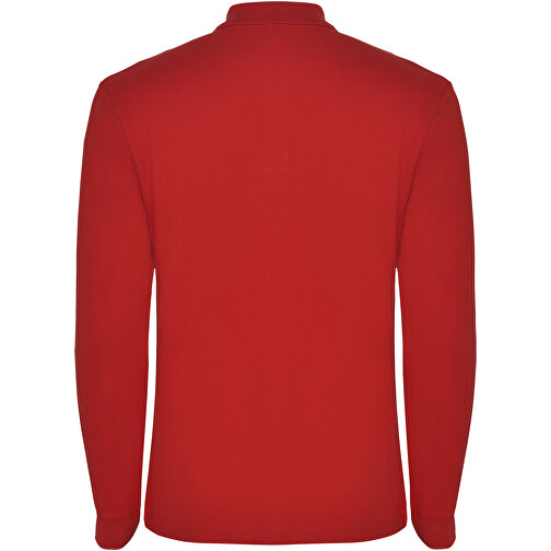 Estrella Langarm Poloshirt Für Herren , rot, Piqué Strick 100% Baumwolle, 220 g/m2, S, , Bild 3