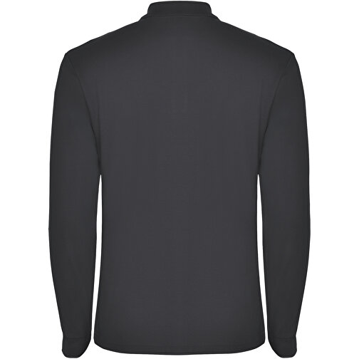 Estrella Langarm Poloshirt Für Herren , dark lead, Piqué Strick 100% Baumwolle, 220 g/m2, 3XL, , Bild 3