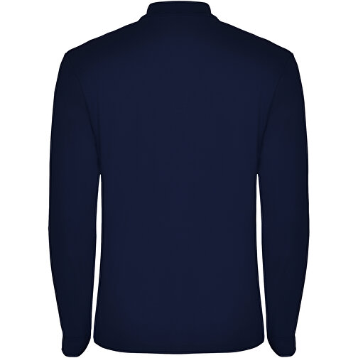 Estrella Langarm Poloshirt Für Herren , navy blue, Piqué Strick 100% Baumwolle, 220 g/m2, 2XL, , Bild 3